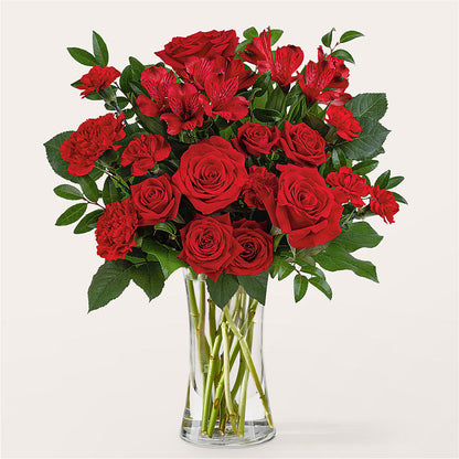 Brilliant Ruby Bouquet – BELLE FLEURS & DESSINS, Lexington KY