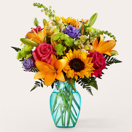 Double Rainbow Bouquet – BELLE FLEURS & DESSINS, Lexington KY