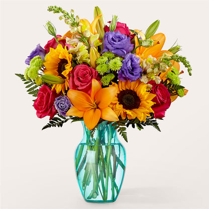 Double Rainbow Bouquet – BELLE FLEURS & DESSINS, Lexington KY