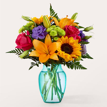 Double Rainbow Bouquet – BELLE FLEURS & DESSINS, Lexington KY