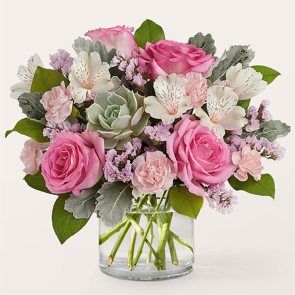 Dusty Rose Bouquet – BELLE FLEURS & DESSINS, Lexington KY