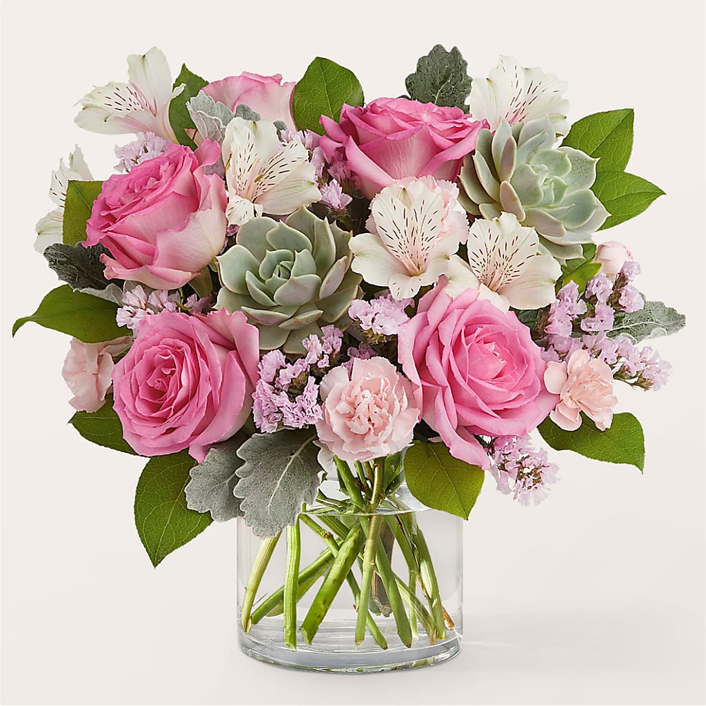 Dusty Rose Bouquet – BELLE FLEURS & DESSINS, Lexington KY