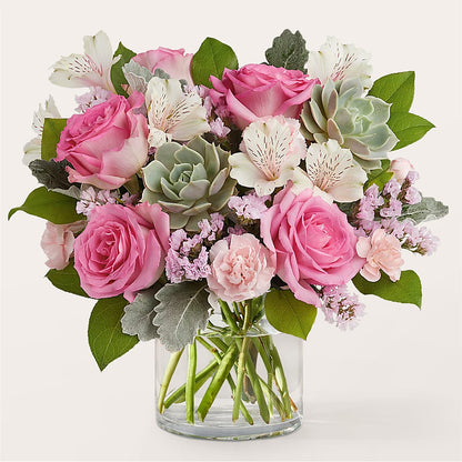 Dusty Rose Bouquet – BELLE FLEURS & DESSINS, Lexington KY