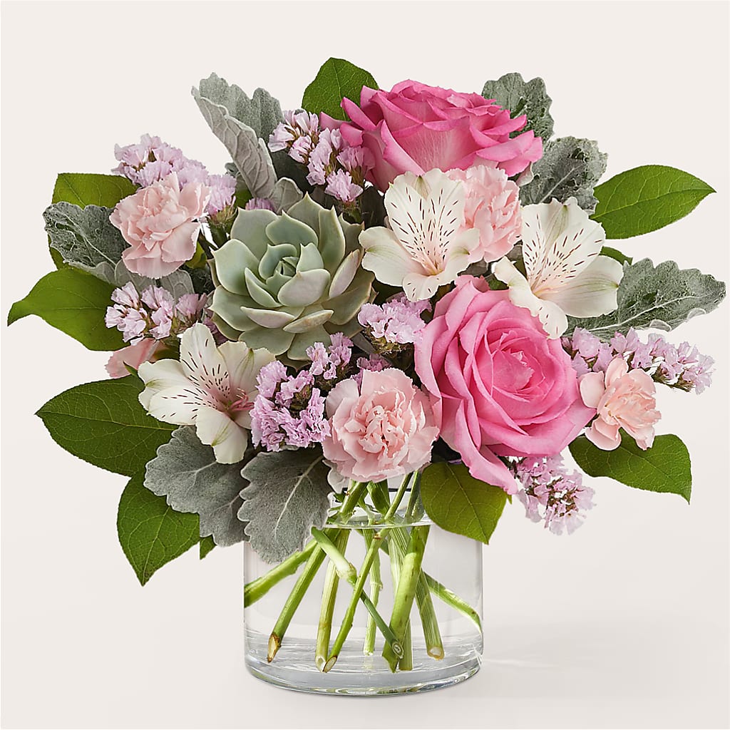 Dusty Rose Bouquet – BELLE FLEURS & DESSINS, Lexington KY
