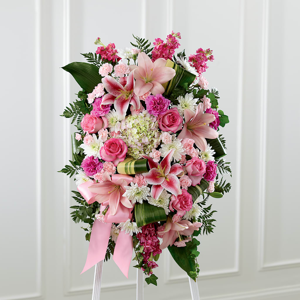 Comforting Standing Spray – BELLE FLEURS & DESSINS, Lexington KY