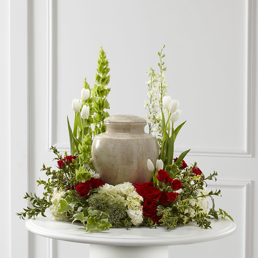 Tears of Comfort Arrangement – BELLE FLEURS & DESSINS, Lexington KY