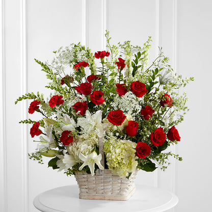 In Loving Memory Arrangement – BELLE FLEURS & DESSINS, Lexington KY