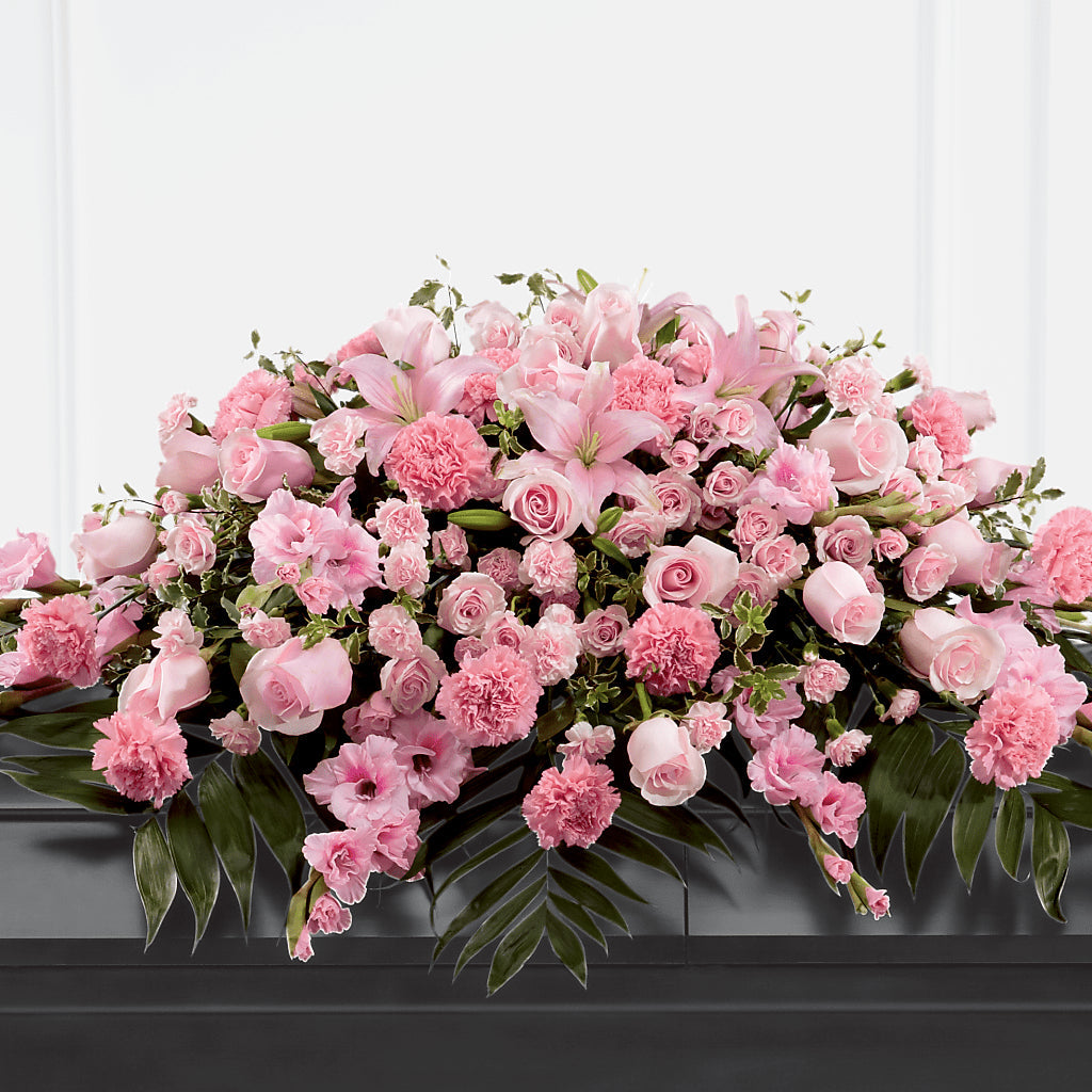Garden of Comfort Casket Spray (Standard) – BELLE FLEURS & DESSINS, Lexington KY