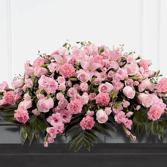 Garden of Comfort Casket Spray (Standard) – BELLE FLEURS & DESSINS, Lexington KY