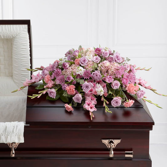 Immorata Casket Spray – BELLE FLEURS & DESSINS, Lexington KY