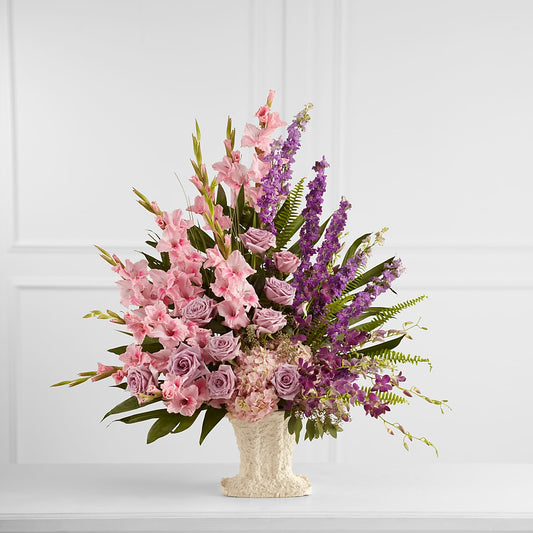 Flowing Garden Arrangement – BELLE FLEURS & DESSINS, Lexington KY