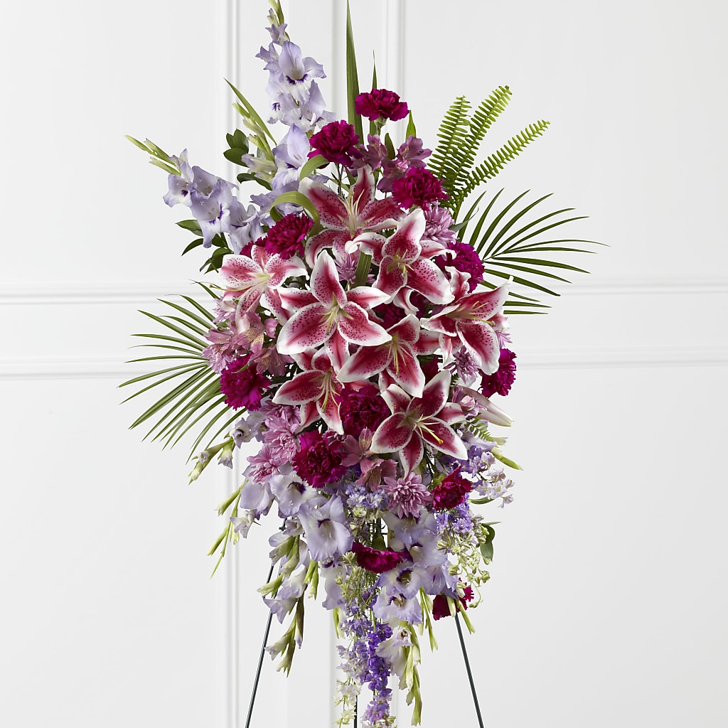 Tender Touch Standing Spray – BELLE FLEURS & DESSINS, Lexington KY