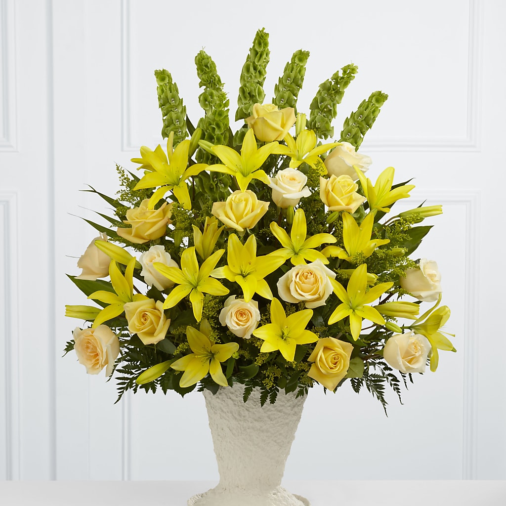 Golden Memories Arrangement – BELLE FLEURS & DESSINS, Lexington KY