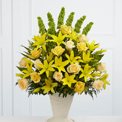 Golden Memories Arrangement – BELLE FLEURS & DESSINS, Lexington KY