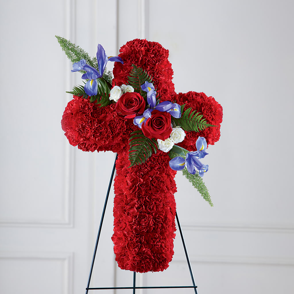 Faithful Hero Floral Cross – BELLE FLEURS & DESSINS, Lexington KY