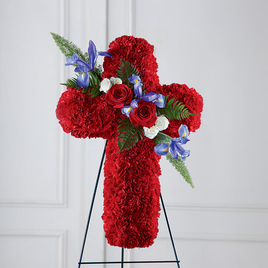 Faithful Hero Floral Cross – BELLE FLEURS & DESSINS, Lexington KY