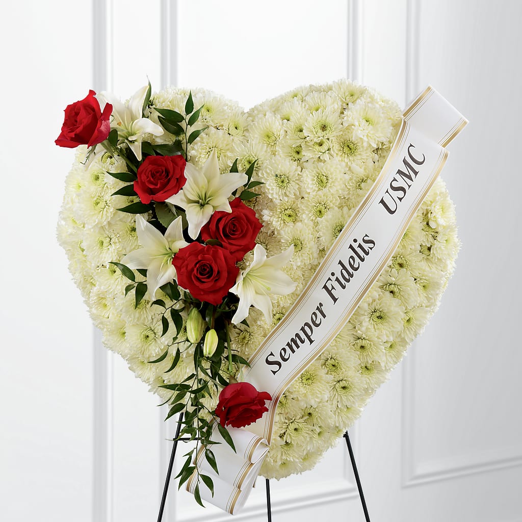 Heartfelt Hero Standing Heart – BELLE FLEURS & DESSINS, Lexington KY