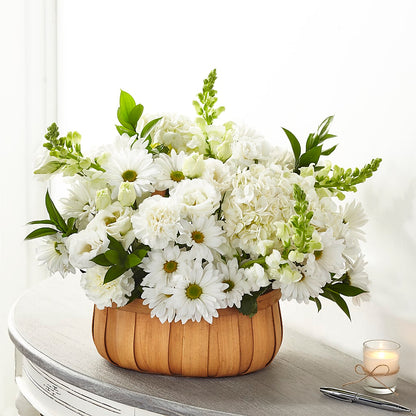 Pure Ivory Basket – BELLE FLEURS & DESSINS, Lexington KY