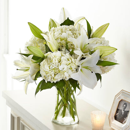 Compassionate Lily Bouquet – BELLE FLEURS & DESSINS, Lexington KY