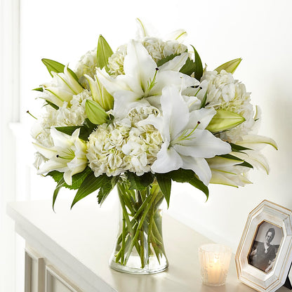 Compassionate Lily Bouquet – BELLE FLEURS & DESSINS, Lexington KY