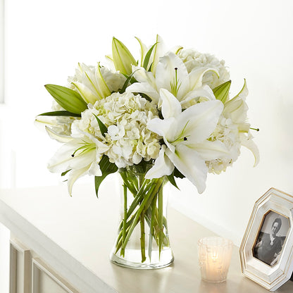Compassionate Lily Bouquet – BELLE FLEURS & DESSINS, Lexington KY