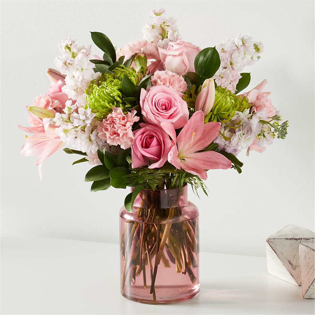 Pretty in Pink Bouquet – BELLE FLEURS & DESSINS, Lexington KY