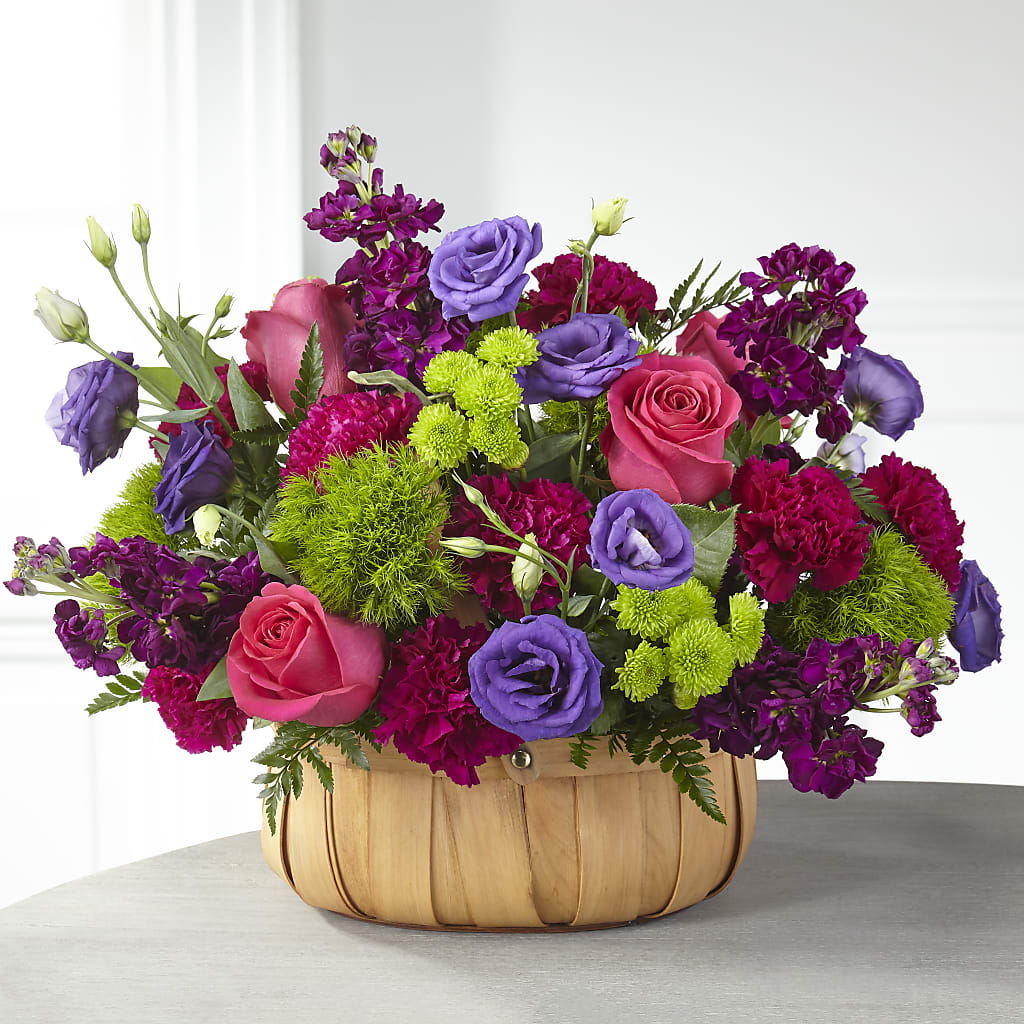 Serene Sanctuary Basket – BELLE FLEURS & DESSINS, Lexington KY