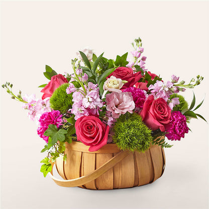 Radiance in Bloom Basket – BELLE FLEURS & DESSINS, Lexington KY