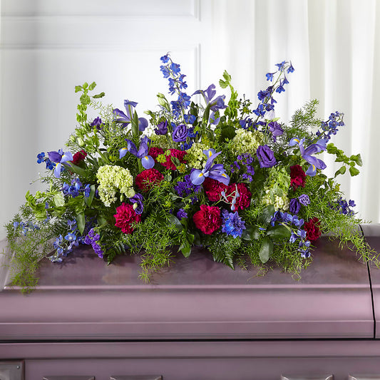Always Treasured Casket Spray – BELLE FLEURS & DESSINS, Lexington KY