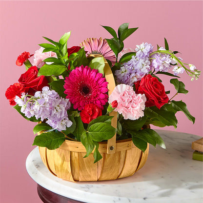 Pink Picnic Basket – BELLE FLEURS & DESSINS, Lexington KY