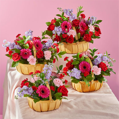 Pink Picnic Basket – BELLE FLEURS & DESSINS, Lexington KY