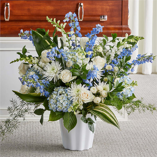 Everlasting Memories Floor Basket – BELLE FLEURS & DESSINS, Lexington KY
