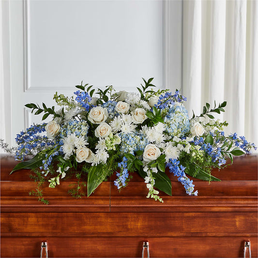 Timeless Essence Casket Spray – BELLE FLEURS & DESSINS, Lexington KY