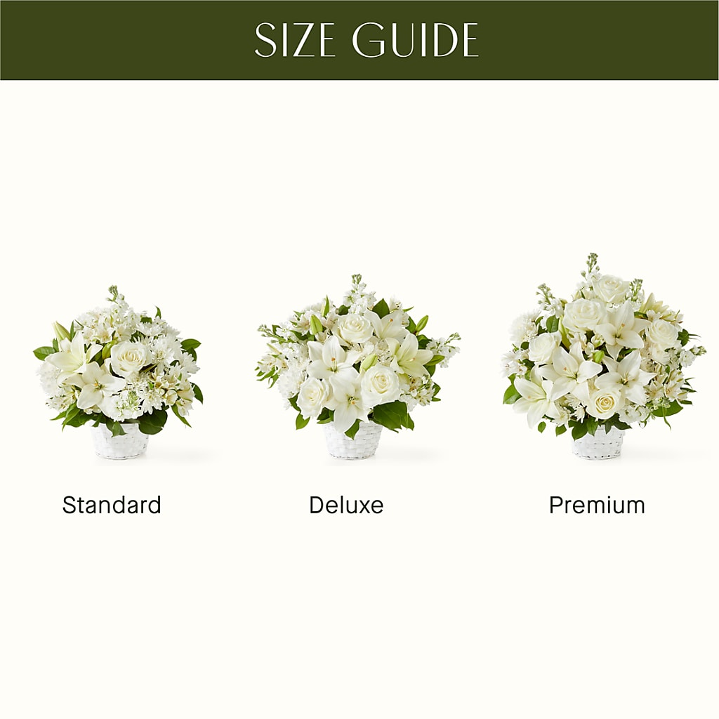 Peaceful Reflections Arrangement – BELLE FLEURS & DESSINS, Lexington KY