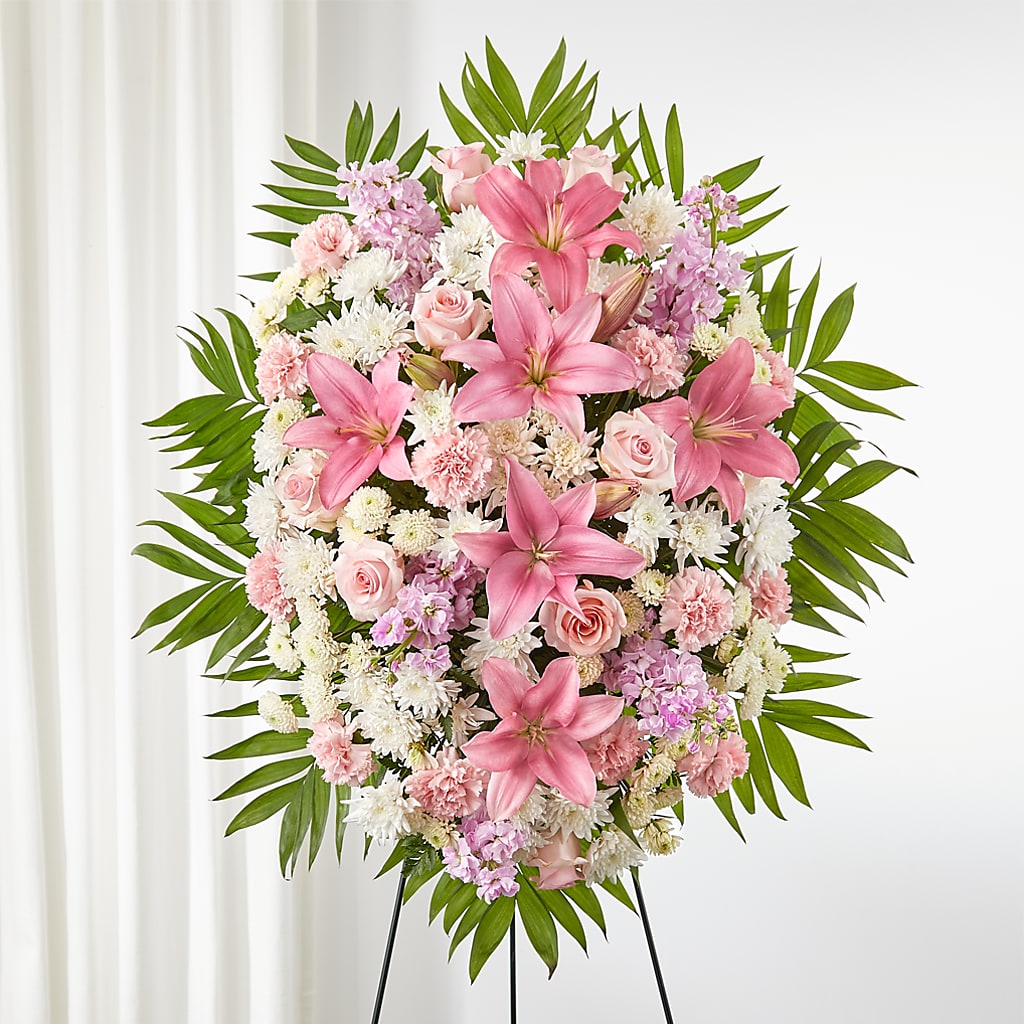 Offering Solace Standing Spray – BELLE FLEURS & DESSINS, Lexington KY