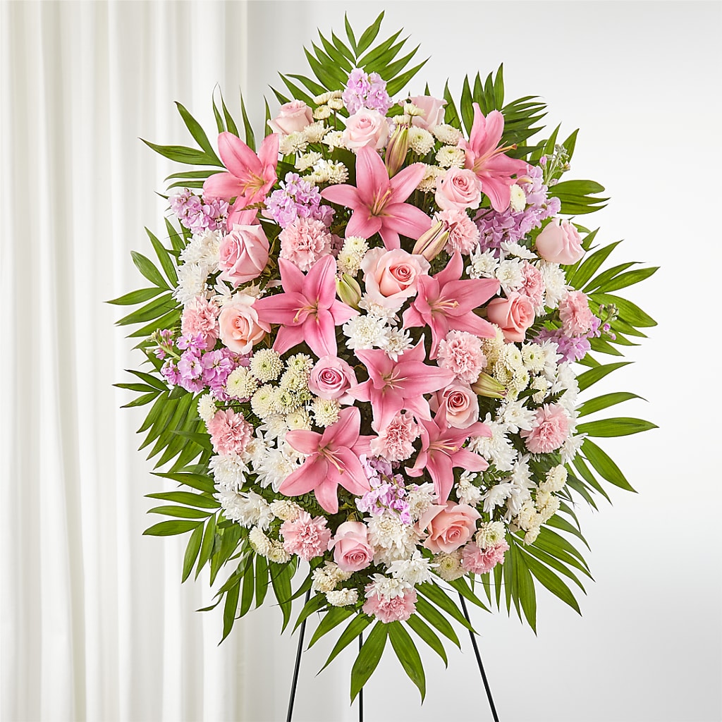 Offering Solace Standing Spray – BELLE FLEURS & DESSINS, Lexington KY