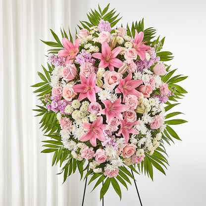 Offering Solace Standing Spray – BELLE FLEURS & DESSINS, Lexington KY