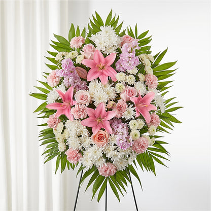 Offering Solace Standing Spray – BELLE FLEURS & DESSINS, Lexington KY