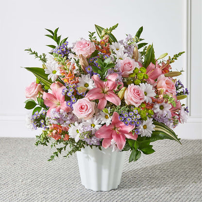 Abundant Compassion Floor Basket – BELLE FLEURS & DESSINS, Lexington KY