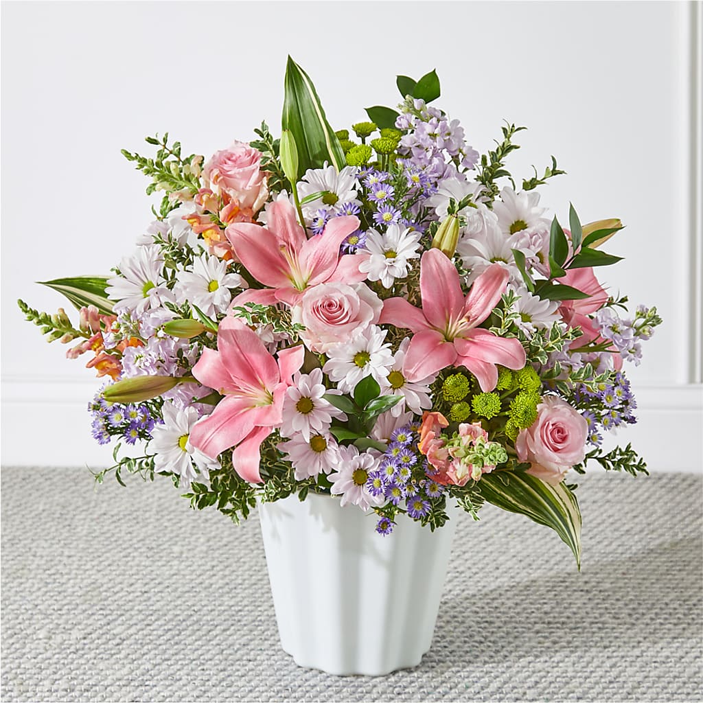 Abundant Compassion Floor Basket – BELLE FLEURS & DESSINS, Lexington KY