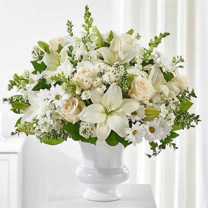 Uplifting Urn Arrangement – BELLE FLEURS & DESSINS, Lexington KY