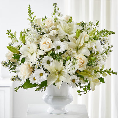 Uplifting Urn Arrangement – BELLE FLEURS & DESSINS, Lexington KY