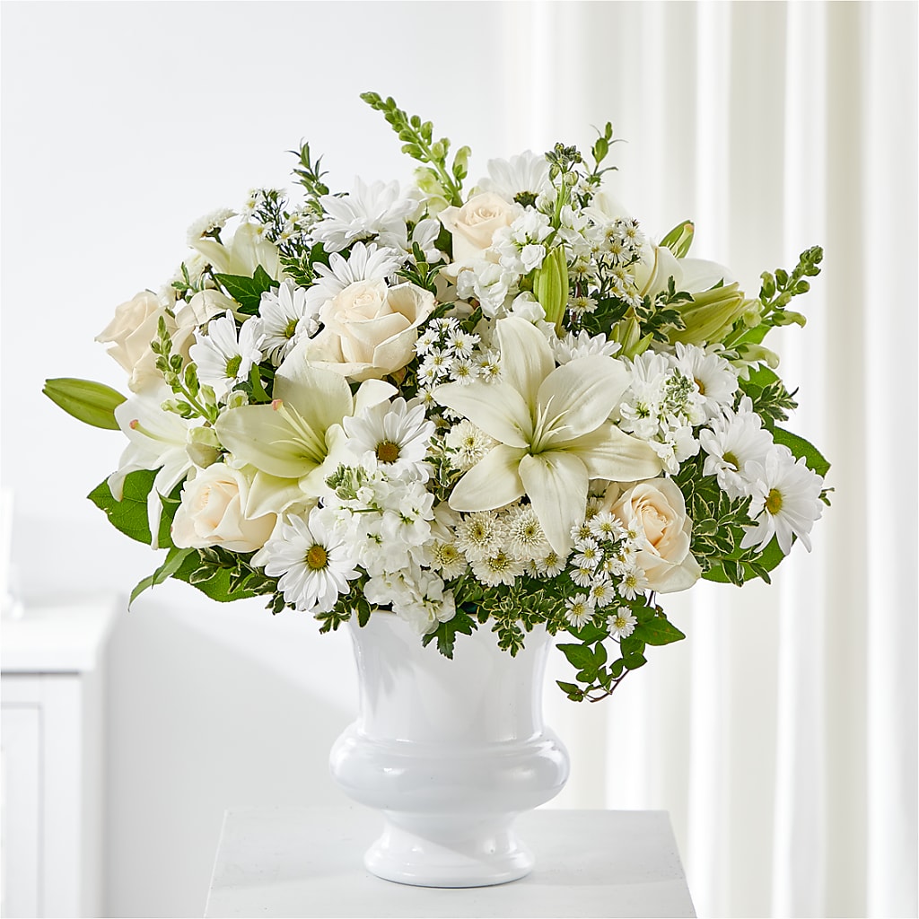 Uplifting Urn Arrangement – BELLE FLEURS & DESSINS, Lexington KY