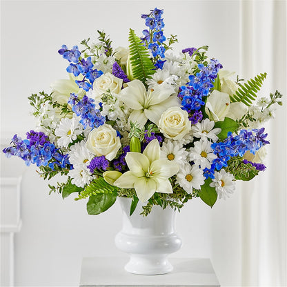 Expressions of Hope Urn Arrangement – BELLE FLEURS & DESSINS, Lexington KY