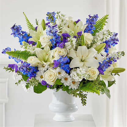 Expressions of Hope Urn Arrangement – BELLE FLEURS & DESSINS, Lexington KY