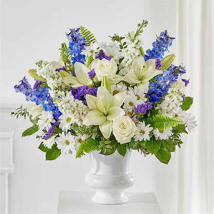 Expressions of Hope Urn Arrangement – BELLE FLEURS & DESSINS, Lexington KY