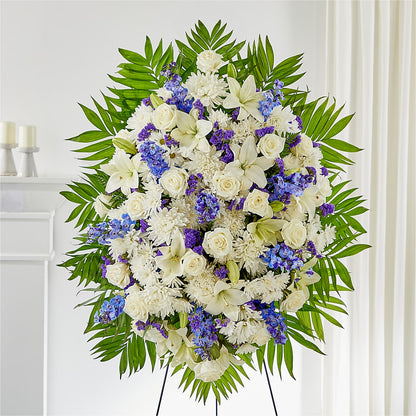 At Rest Standing Spray – BELLE FLEURS & DESSINS, Lexington KY