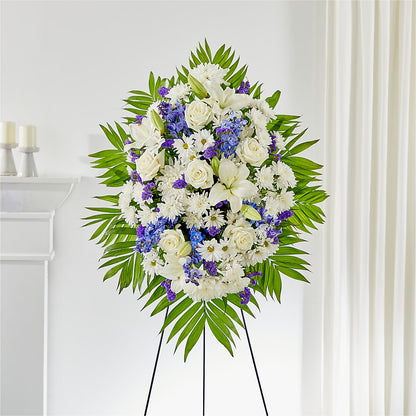 At Rest Standing Spray – BELLE FLEURS & DESSINS, Lexington KY