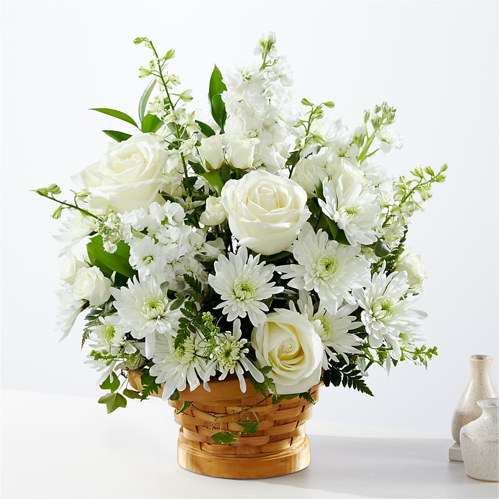 Heartfelt Condolences Arrangement – BELLE FLEURS & DESSINS, Lexington KY