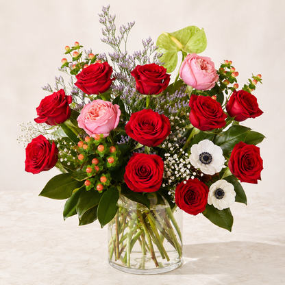 Scarlet Garden Romance – BELLE FLEURS & DESSINS, Lexington KY